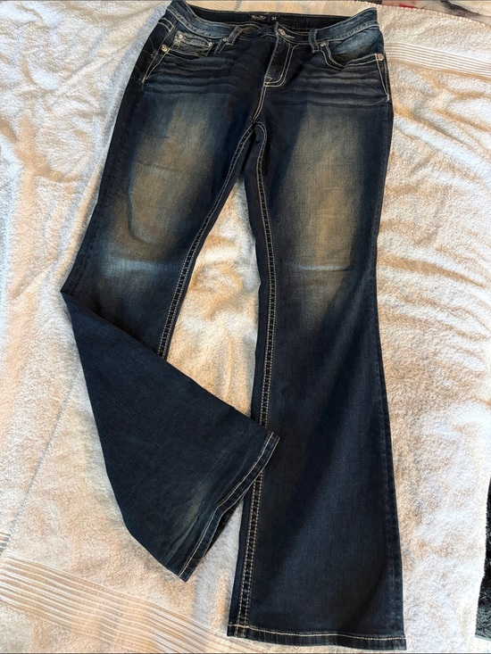 Miss Me Denim - Miss Me Dark Blue Bootcut Jeans